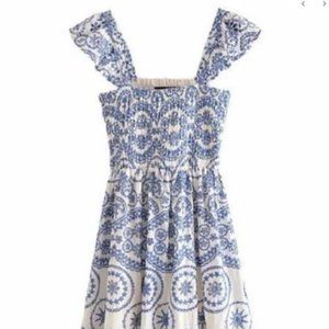 Chatham Eyelet Midi Dress